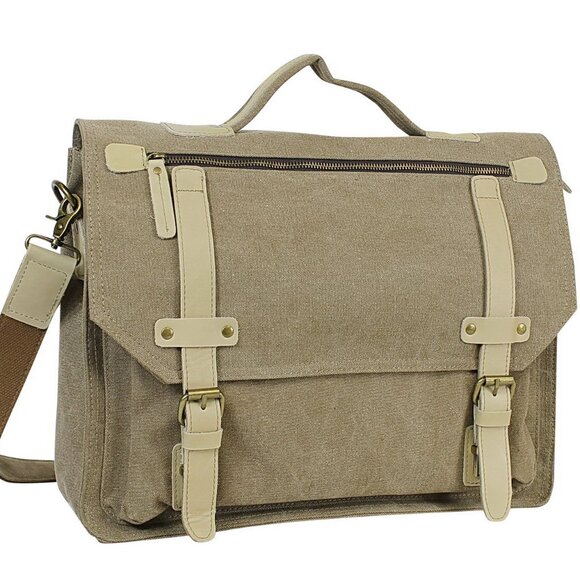 Vagarant Classic Canvas Laptop Messenger Bag CM18KG